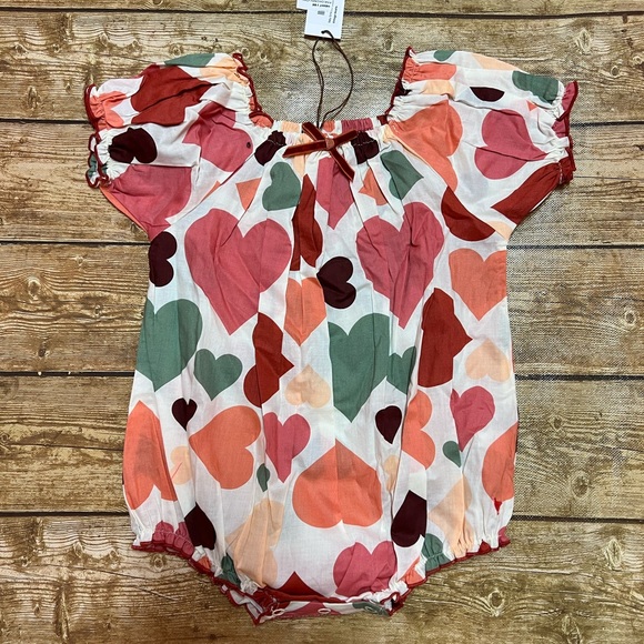 NWT PINK CHICKEN Baby Girl Rompers Lexi - Picture 3 of 5